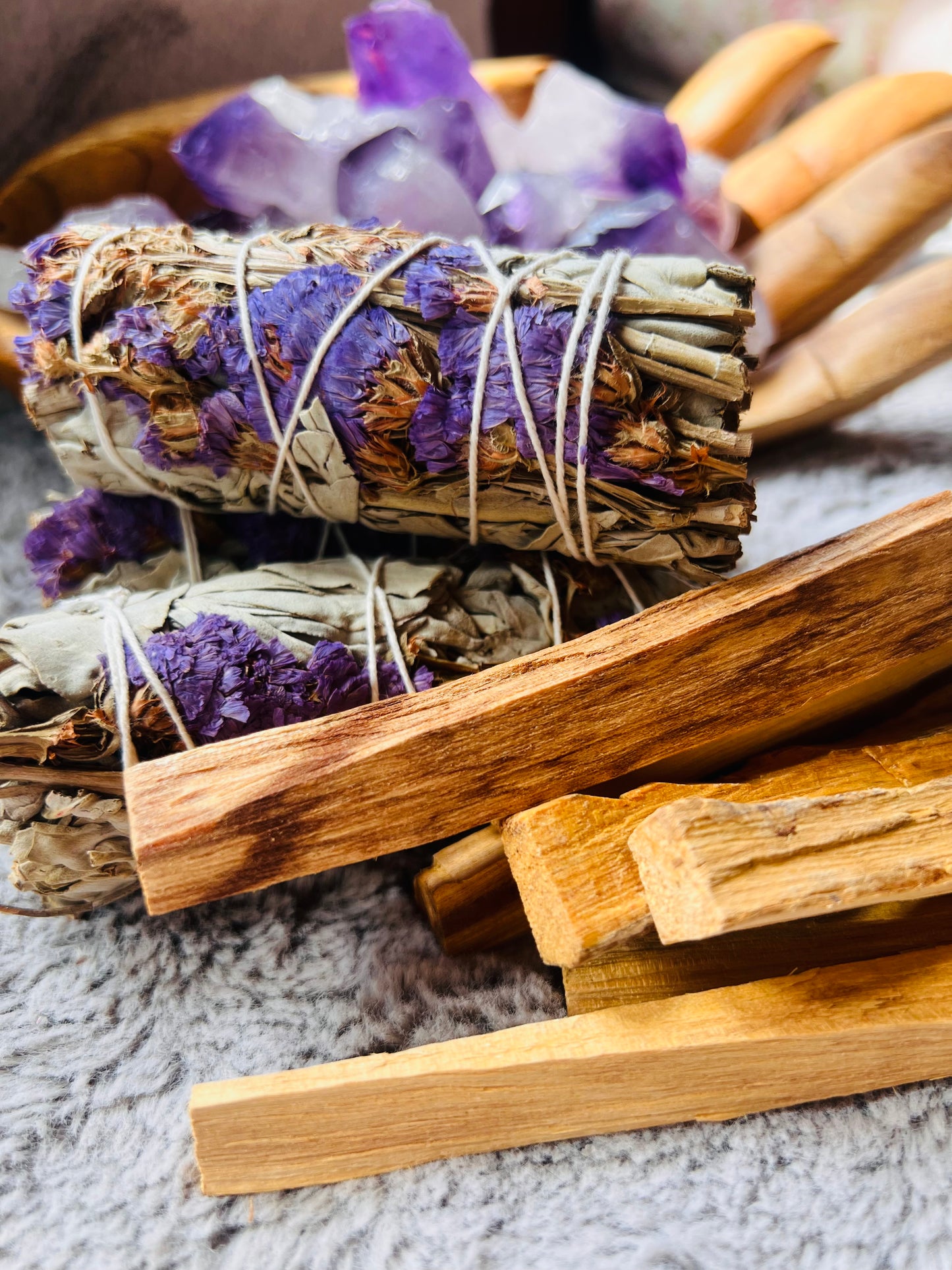 Purple Sinuata & White Sage Bundle