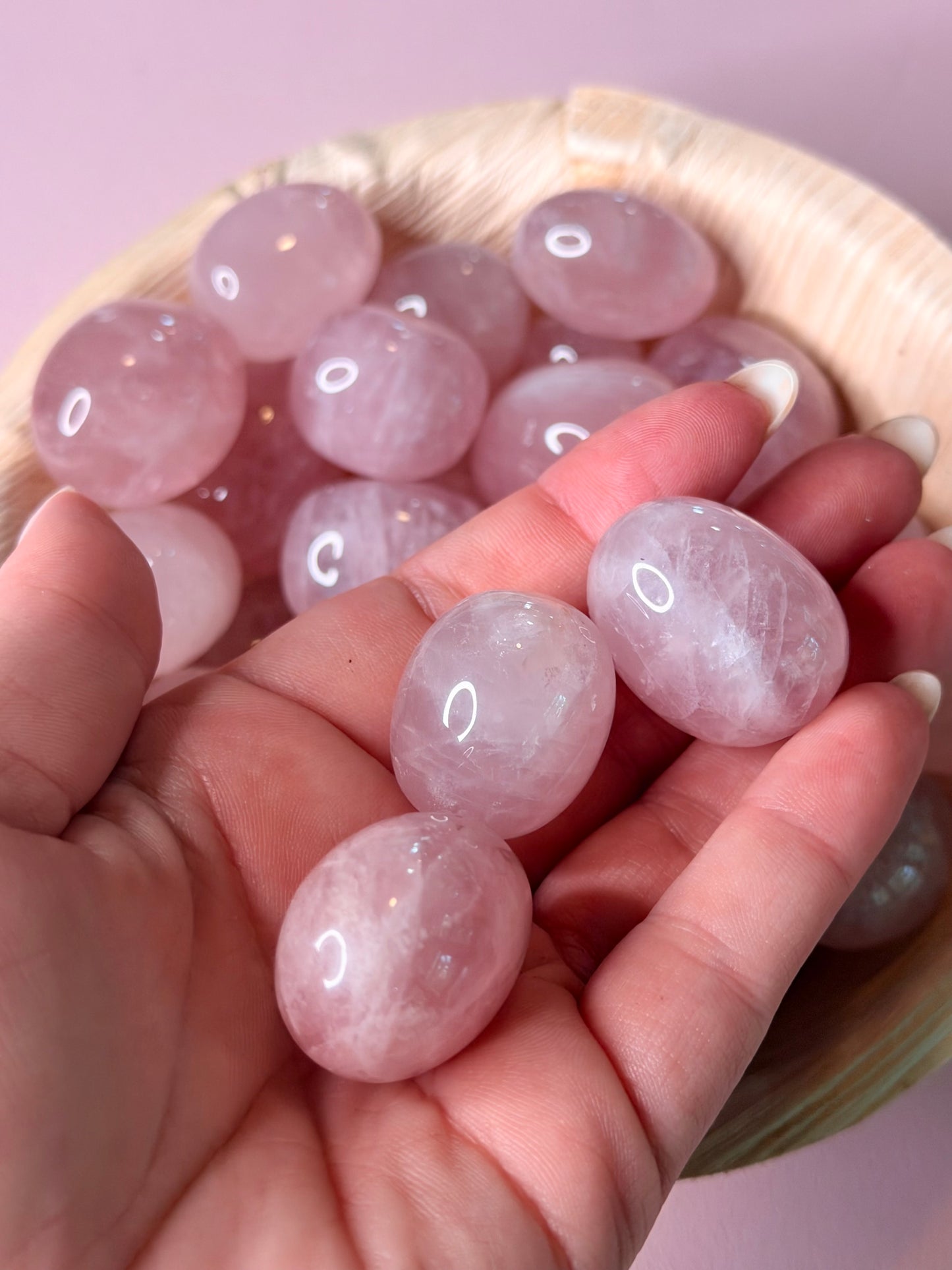 Rose Quartz Tumbles