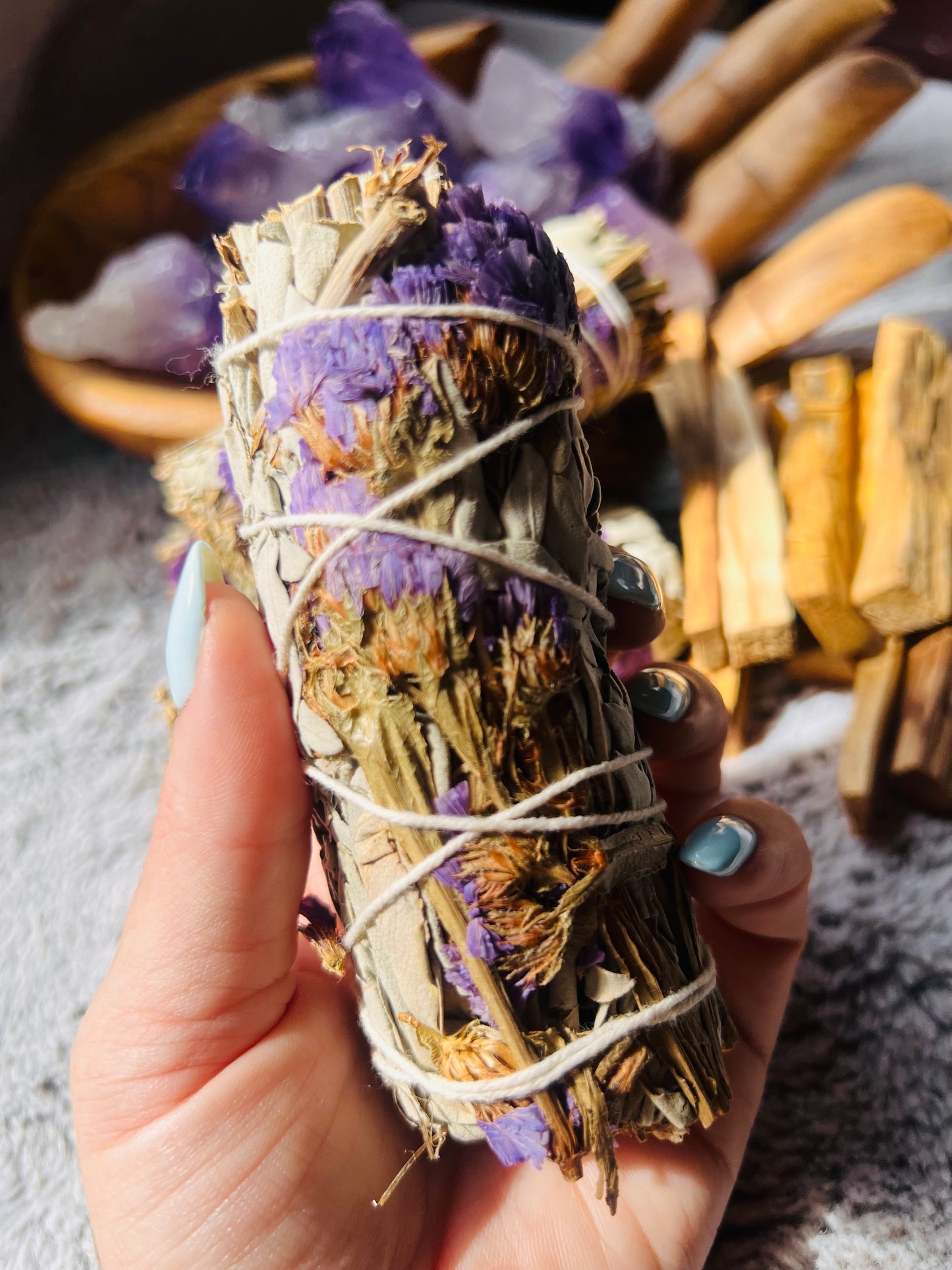 Purple Sinuata & White Sage Bundle