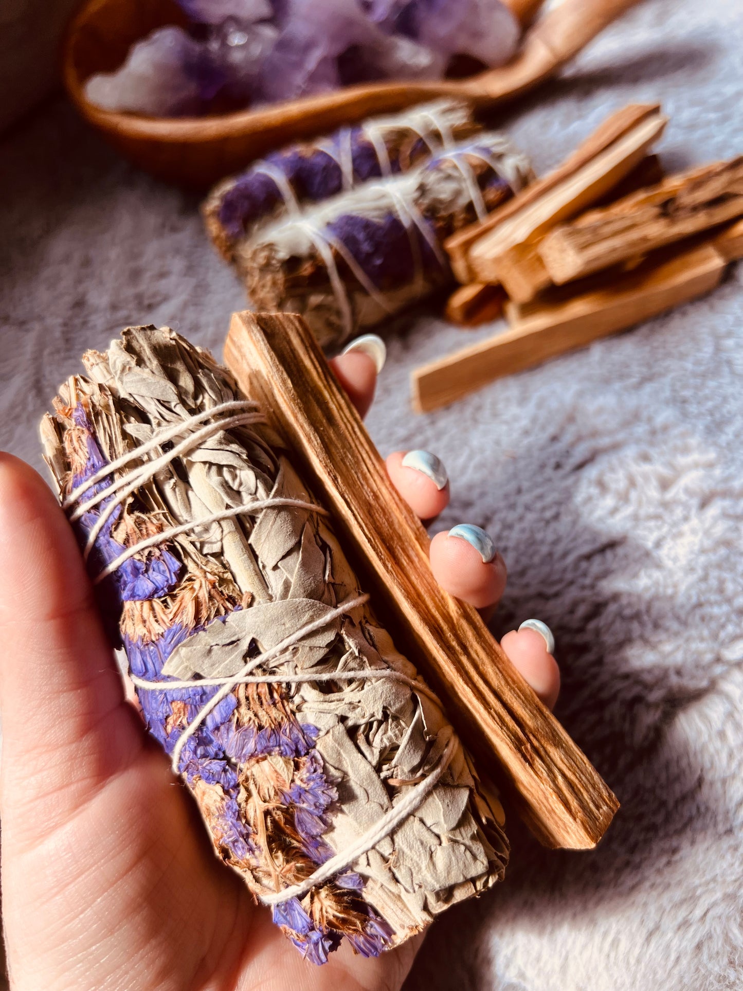 Purple Sinuata & White Sage Bundle