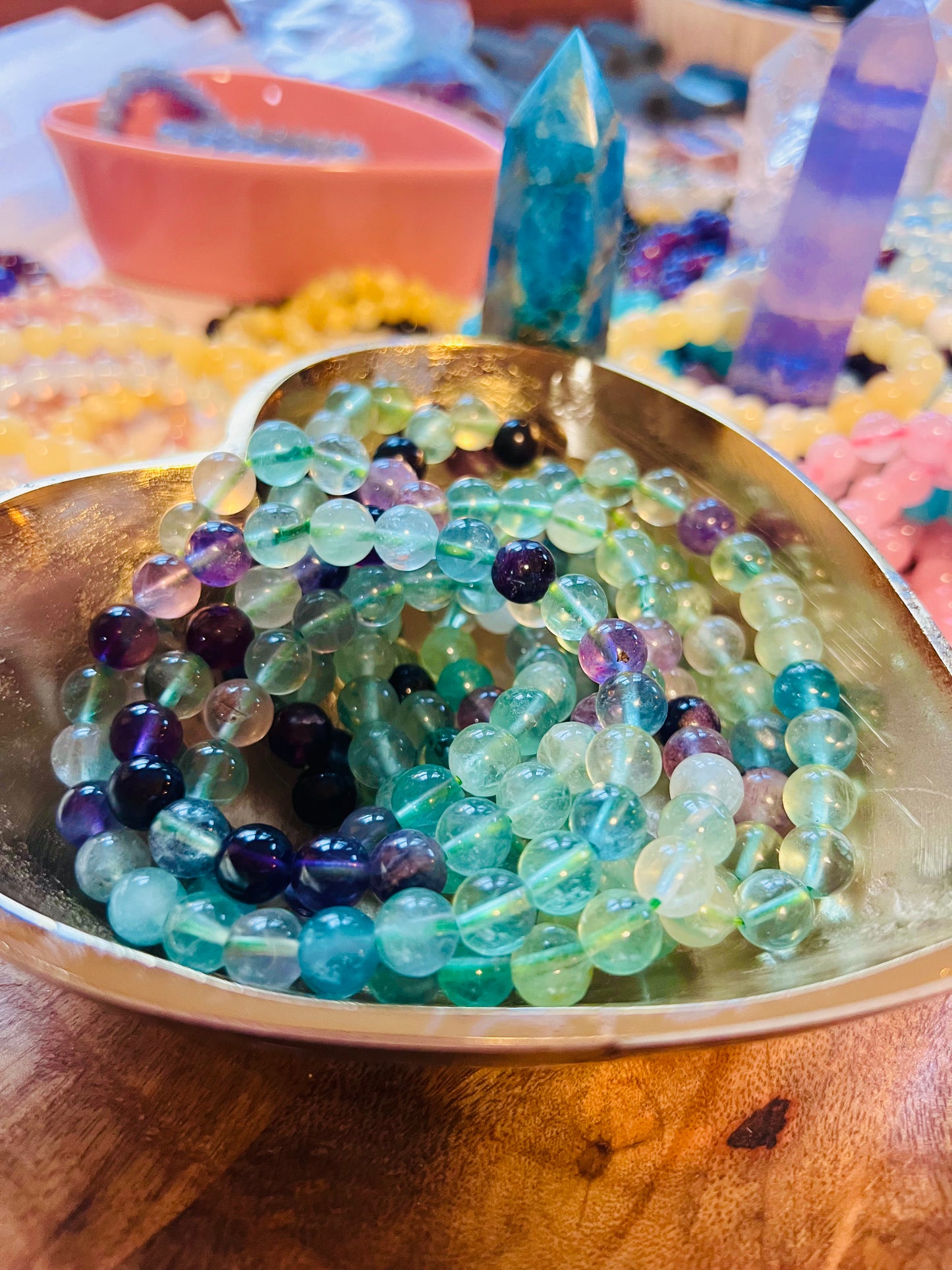 Fluorite Healing Crystal Bracelet