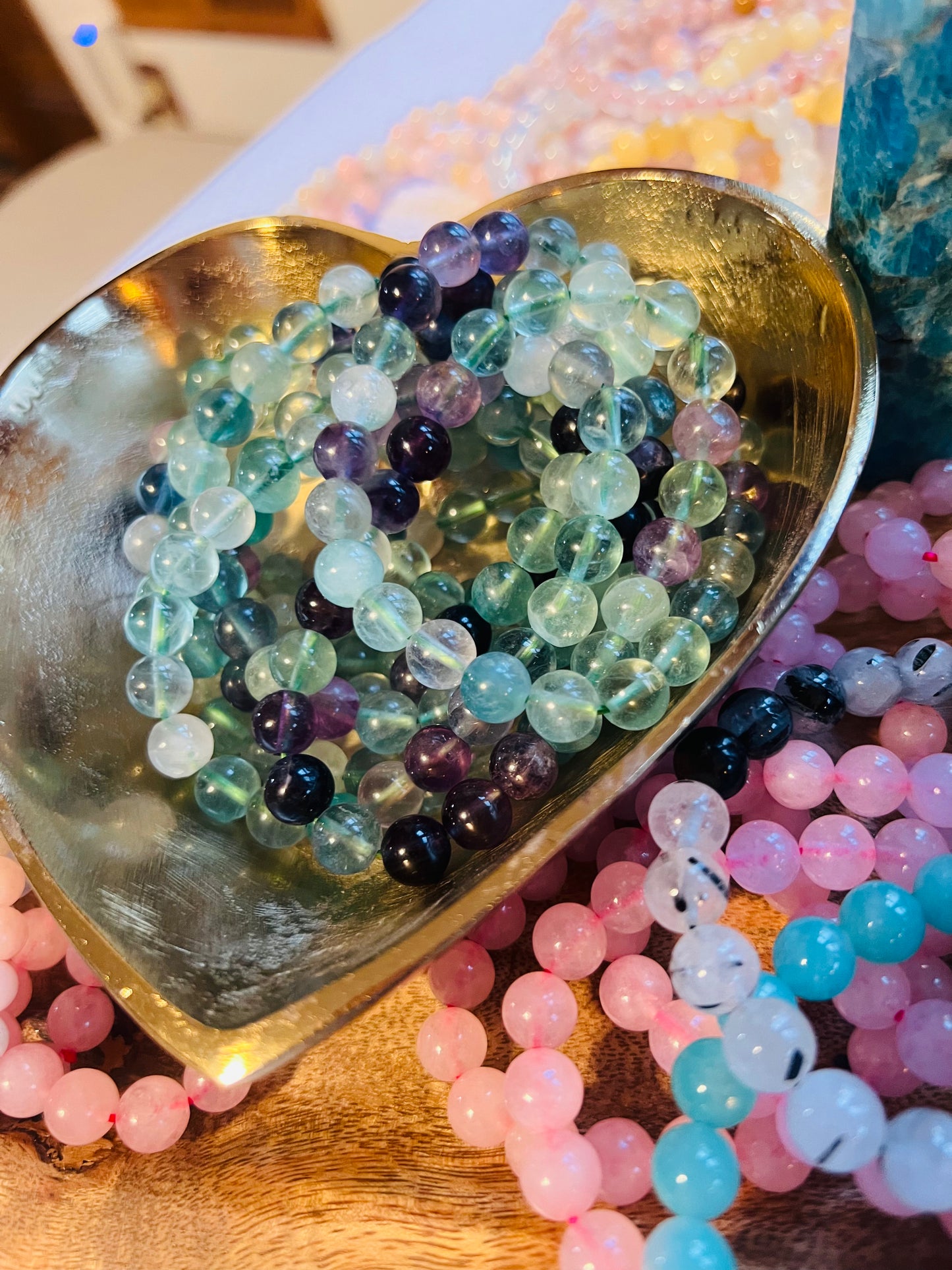 Fluorite Healing Crystal Bracelet