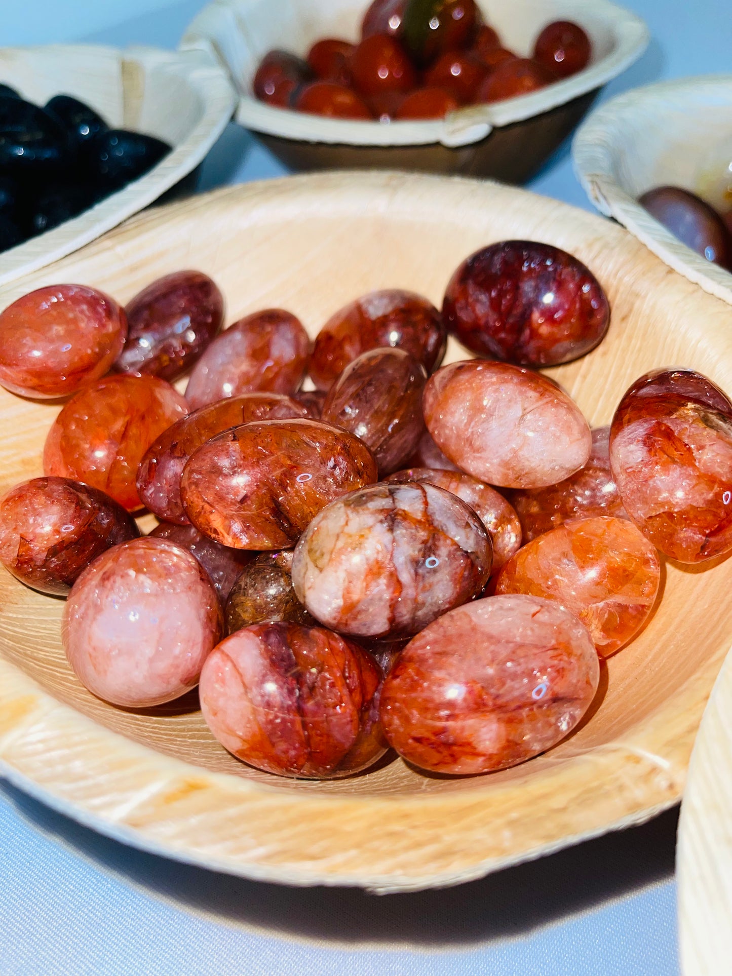 Fire Quartz Tumbles - High Quality
