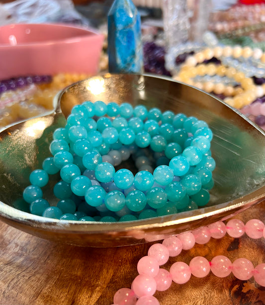 Amazonite Crystal Healing Bracelets
