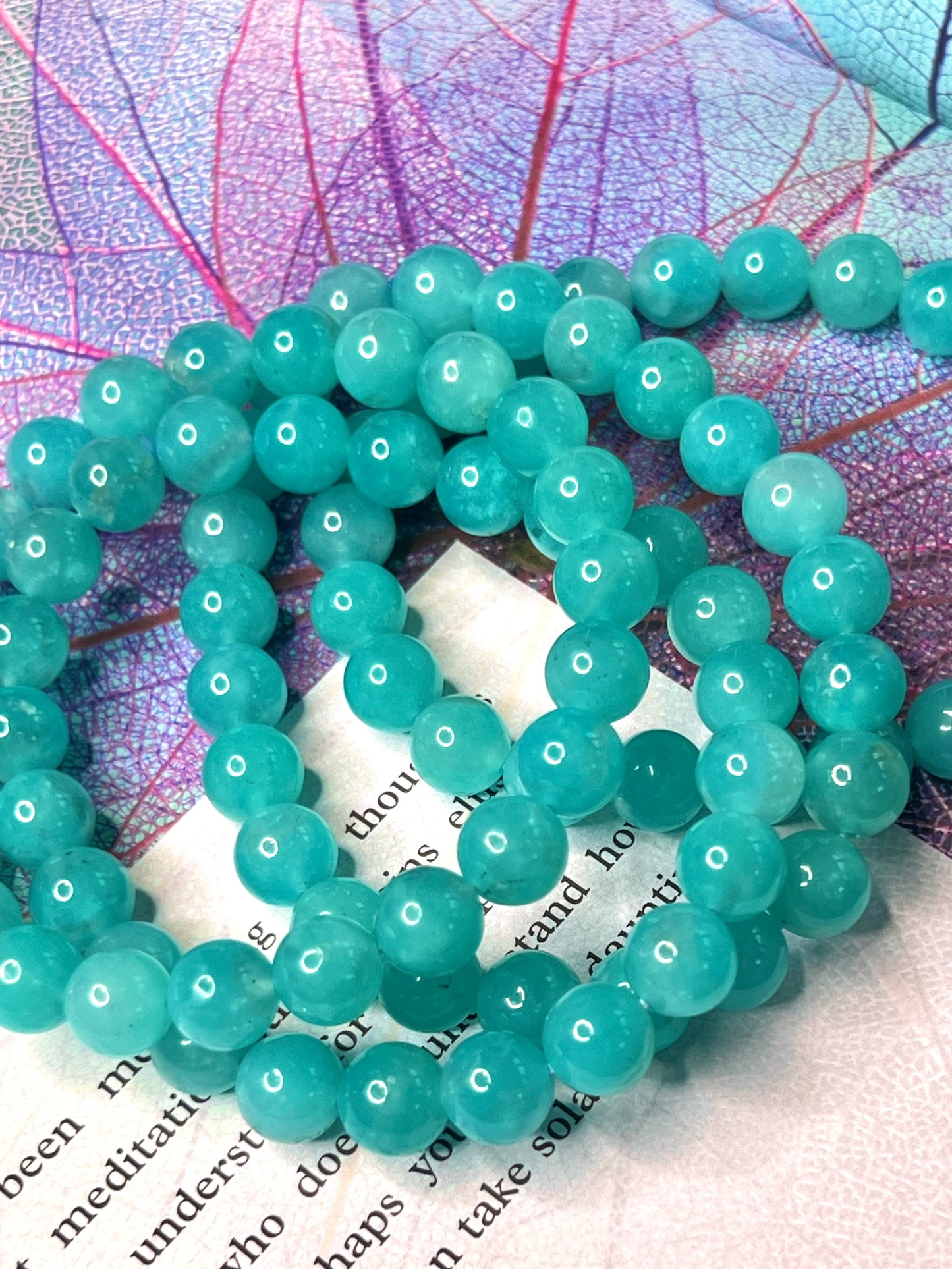 Amazonite Crystal Healing Bracelets