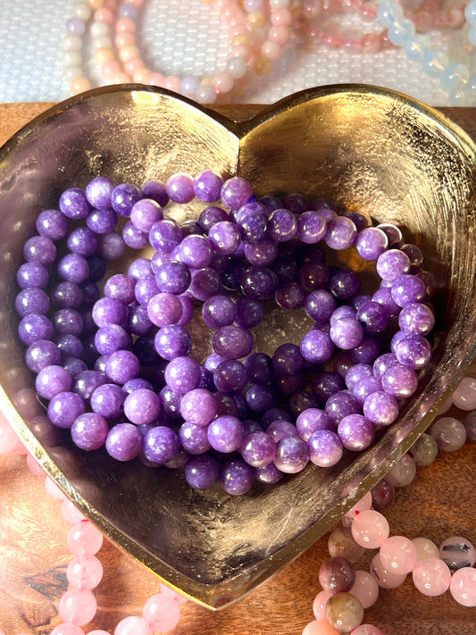 Lepidolite Crystal Healing Bracelets