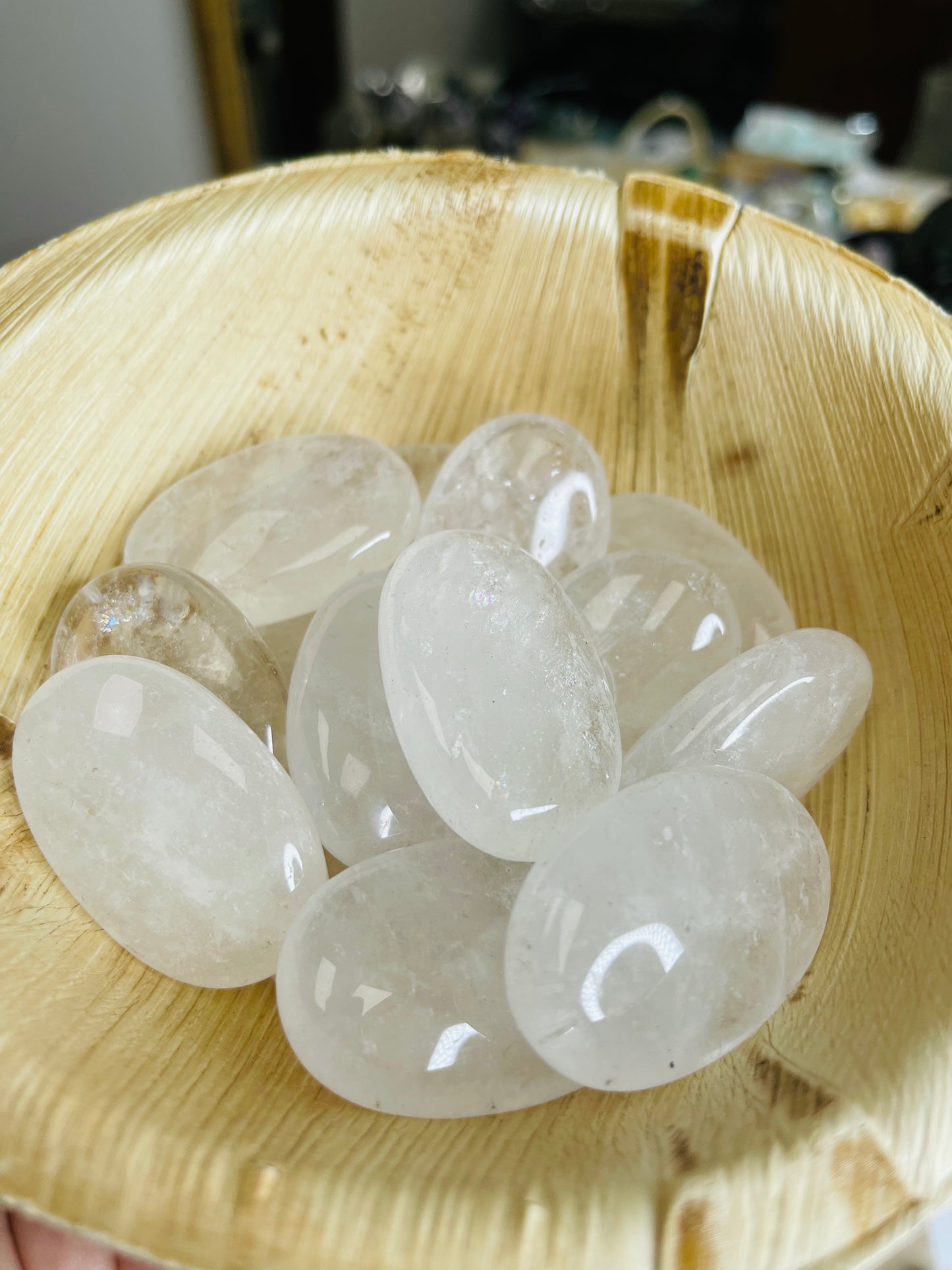 Clear Quartz Mini Palms