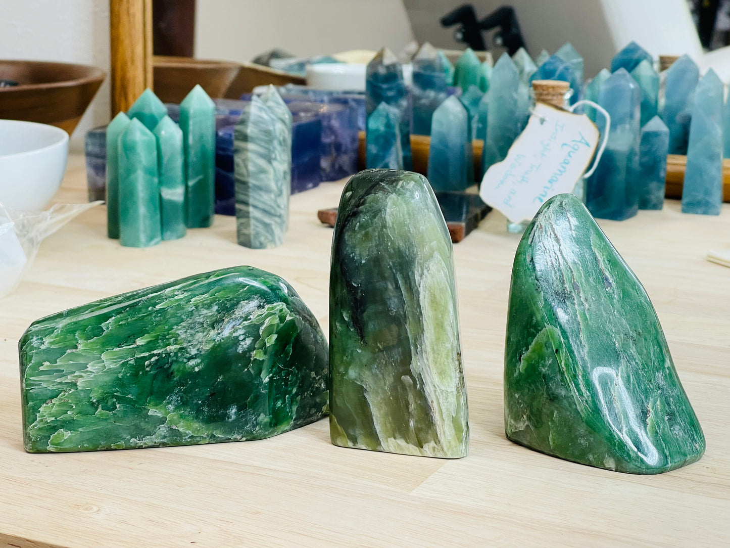 Nephrite Jade Freeforms
