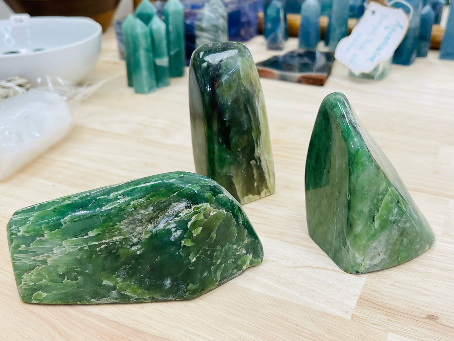 Nephrite Jade Freeforms