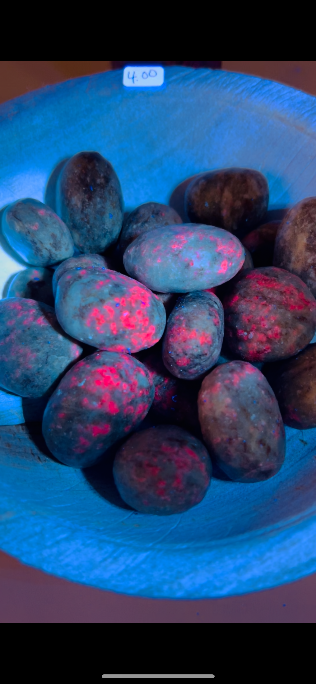 Ruby Kyanite Tumbles - unpolished