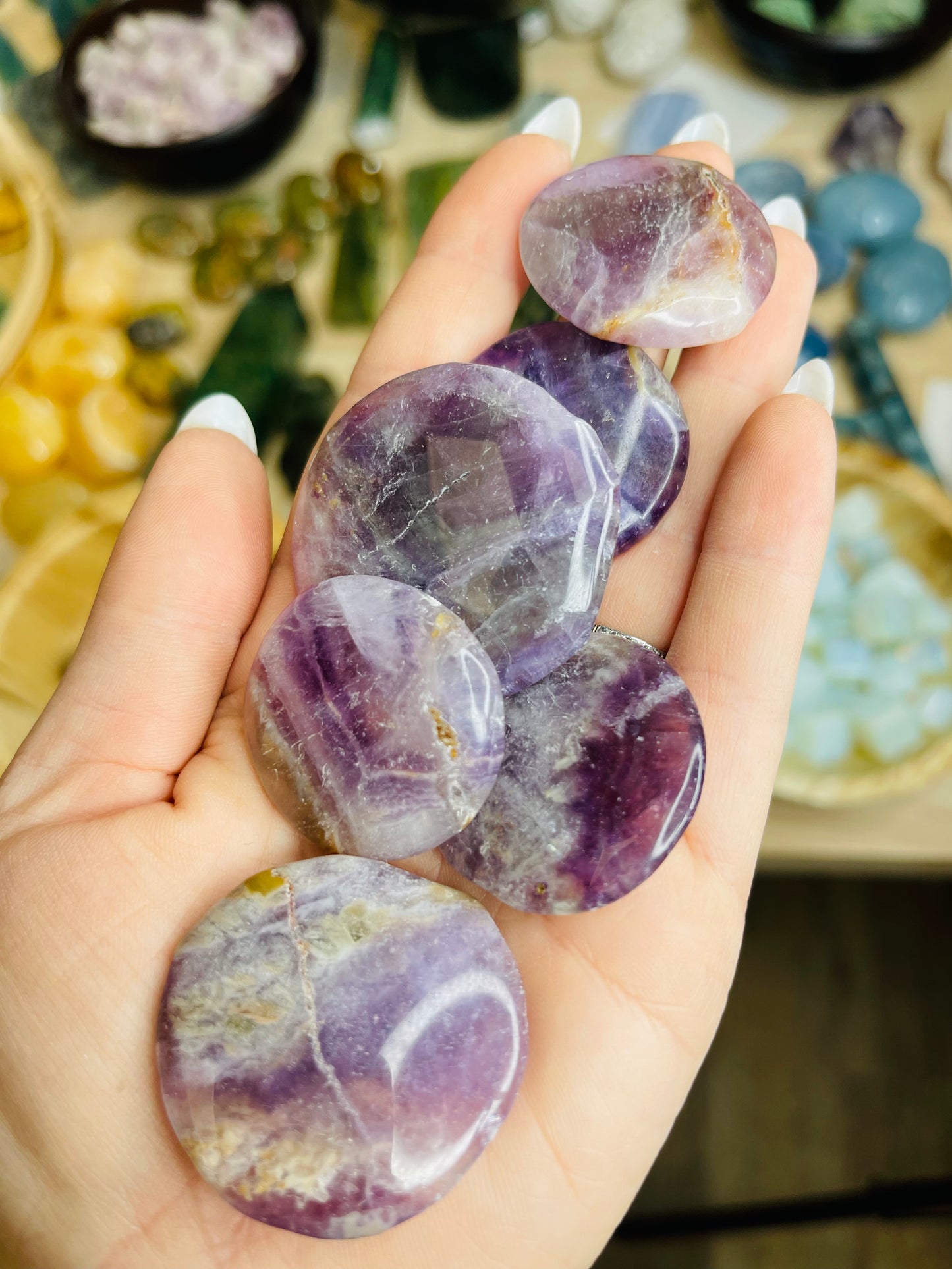 Fluorite Worry Stone