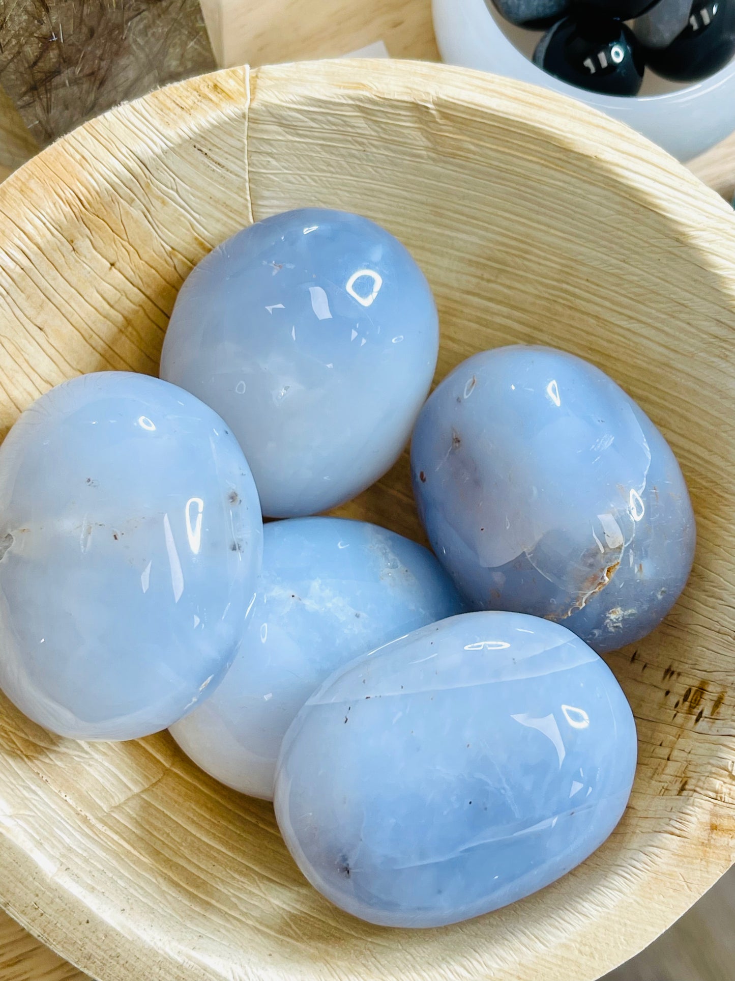 Blue Chalcedony Palms