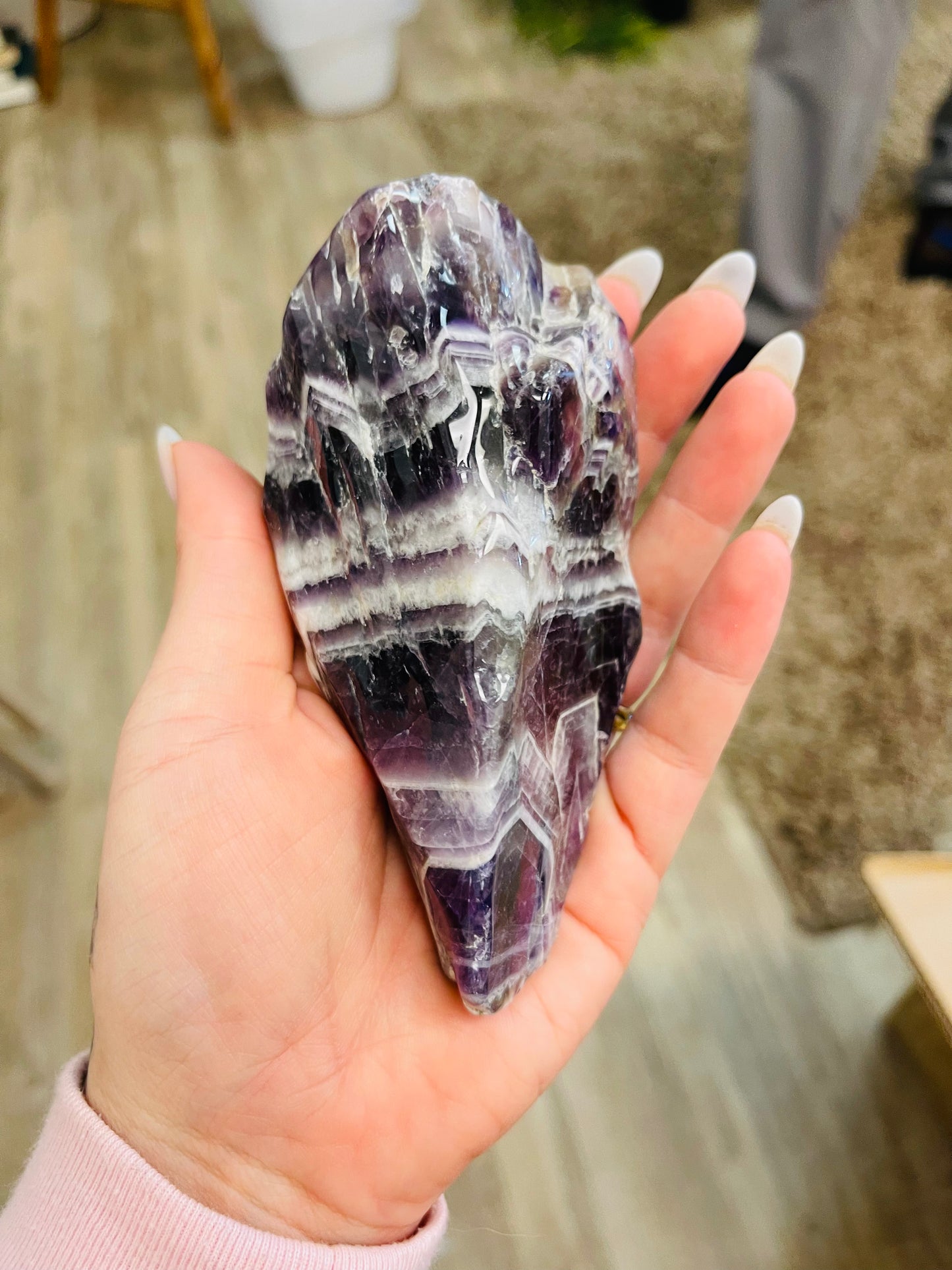 Chevron Amethyst Chunk