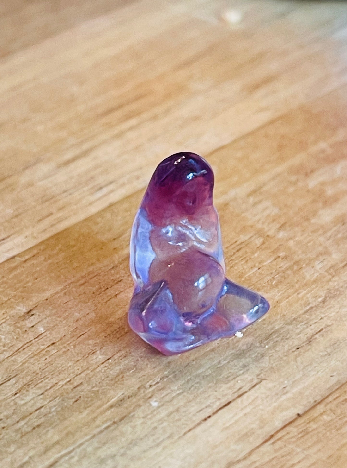 Mini Fluorite Mother Earth Carving