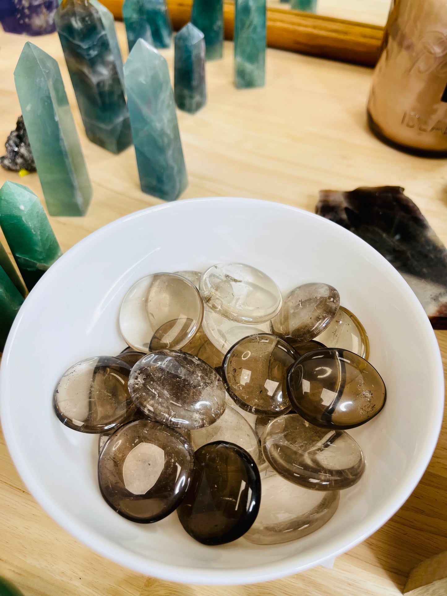 Smoky Quartz Worry Stones