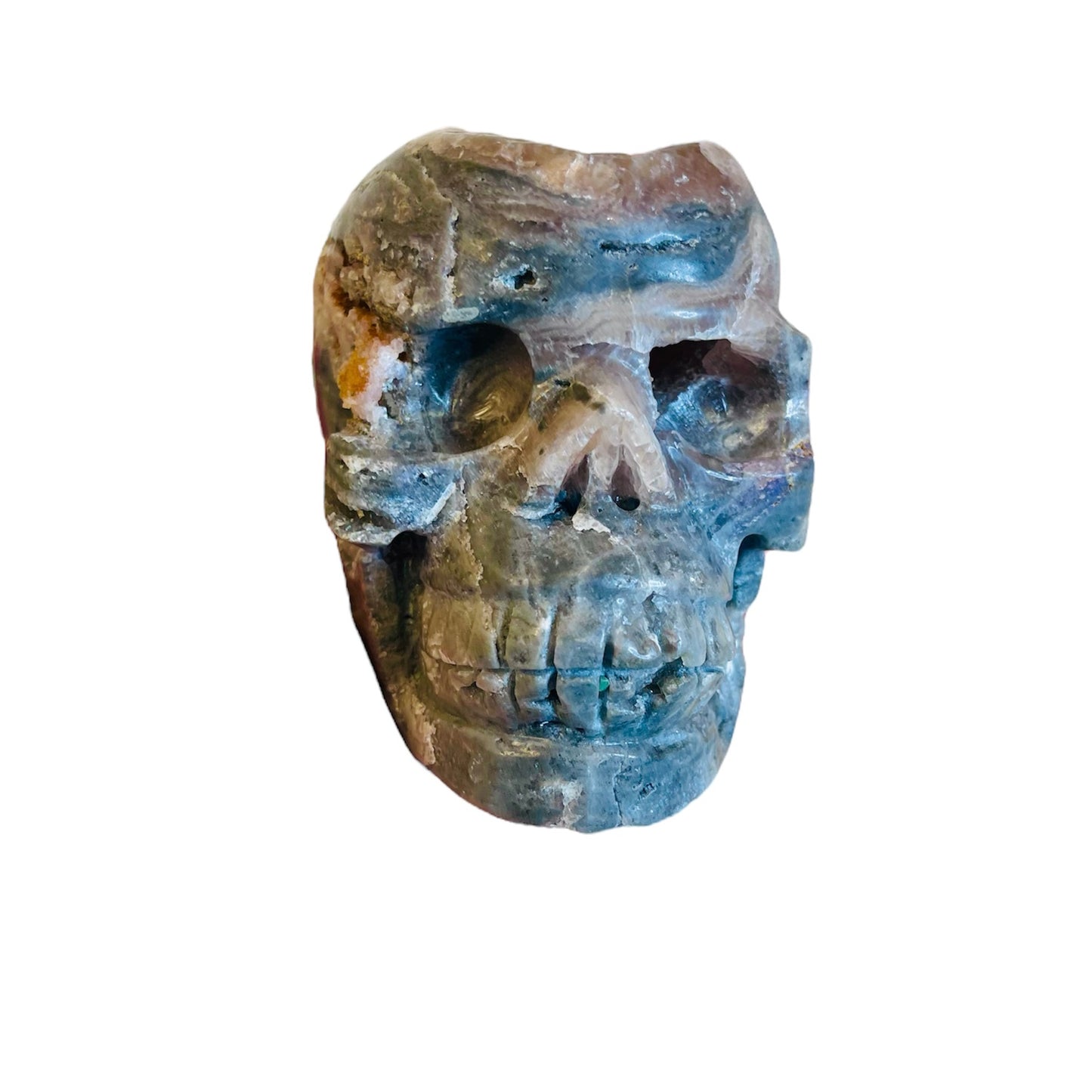 Sphalerite Geode Skull