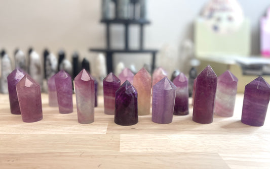 Rainbow Fluorite Towers