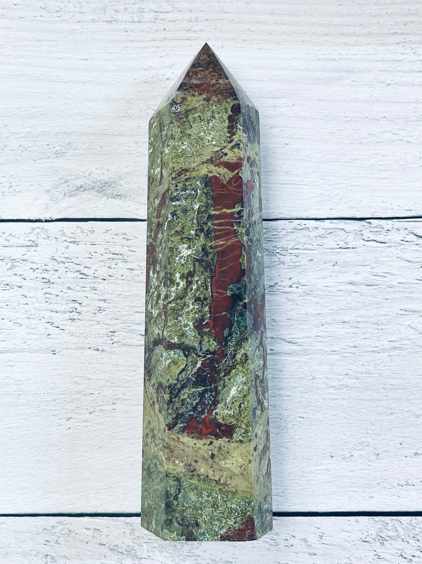 Dragon Blood Jasper Towers