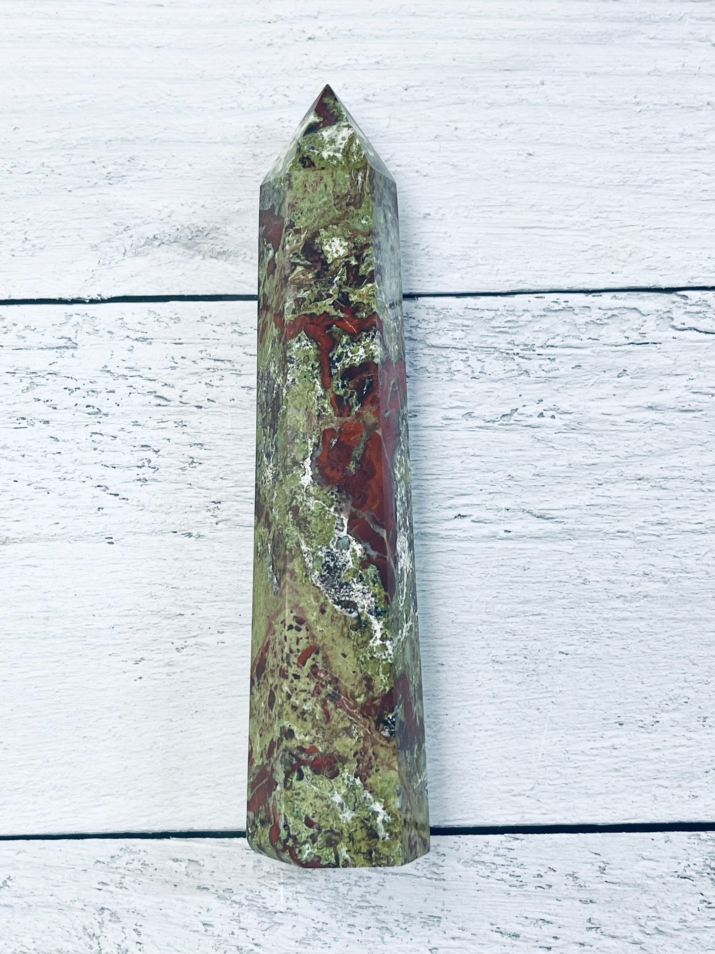 Dragon Blood Jasper Towers