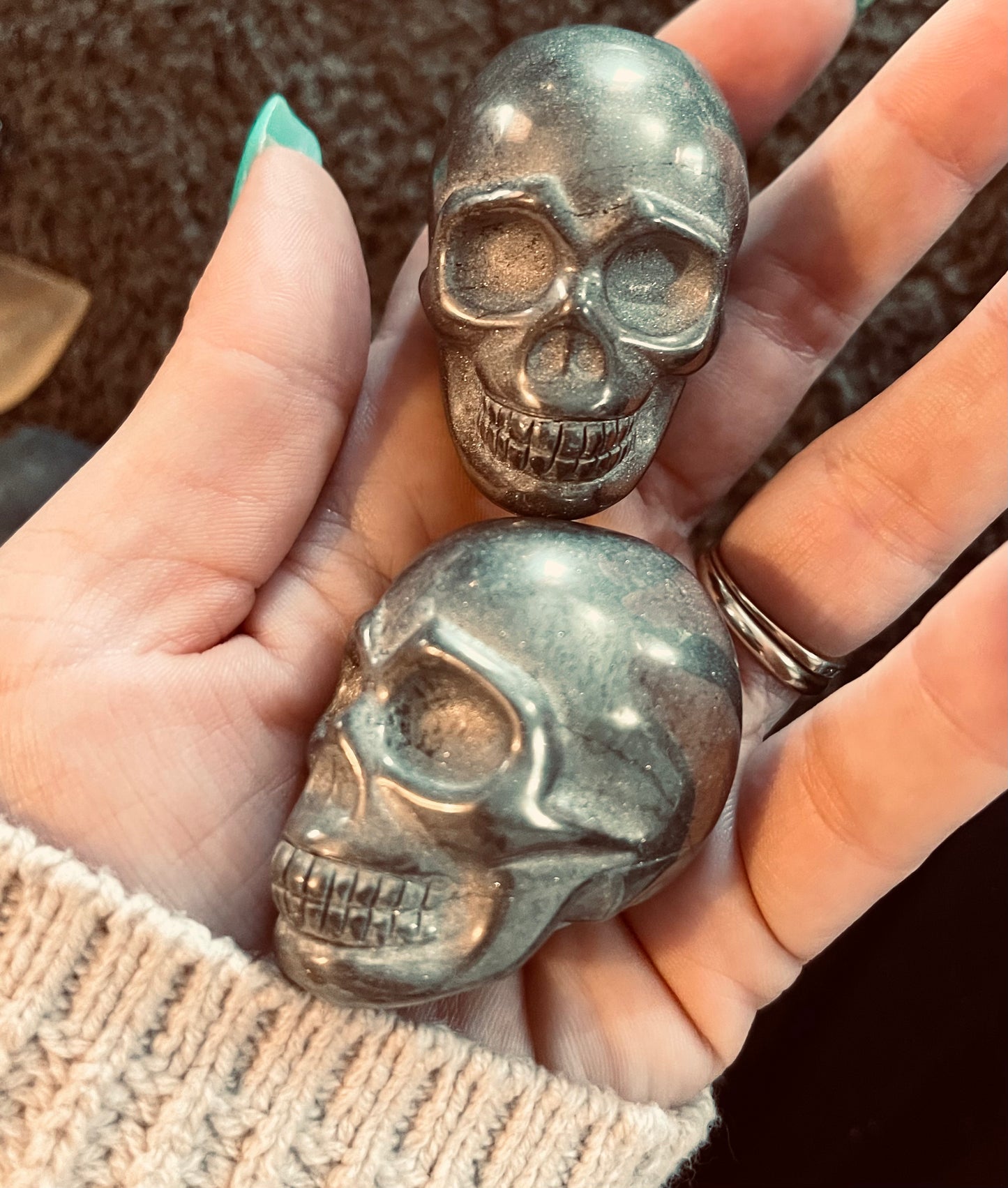 Pyrite Skulls