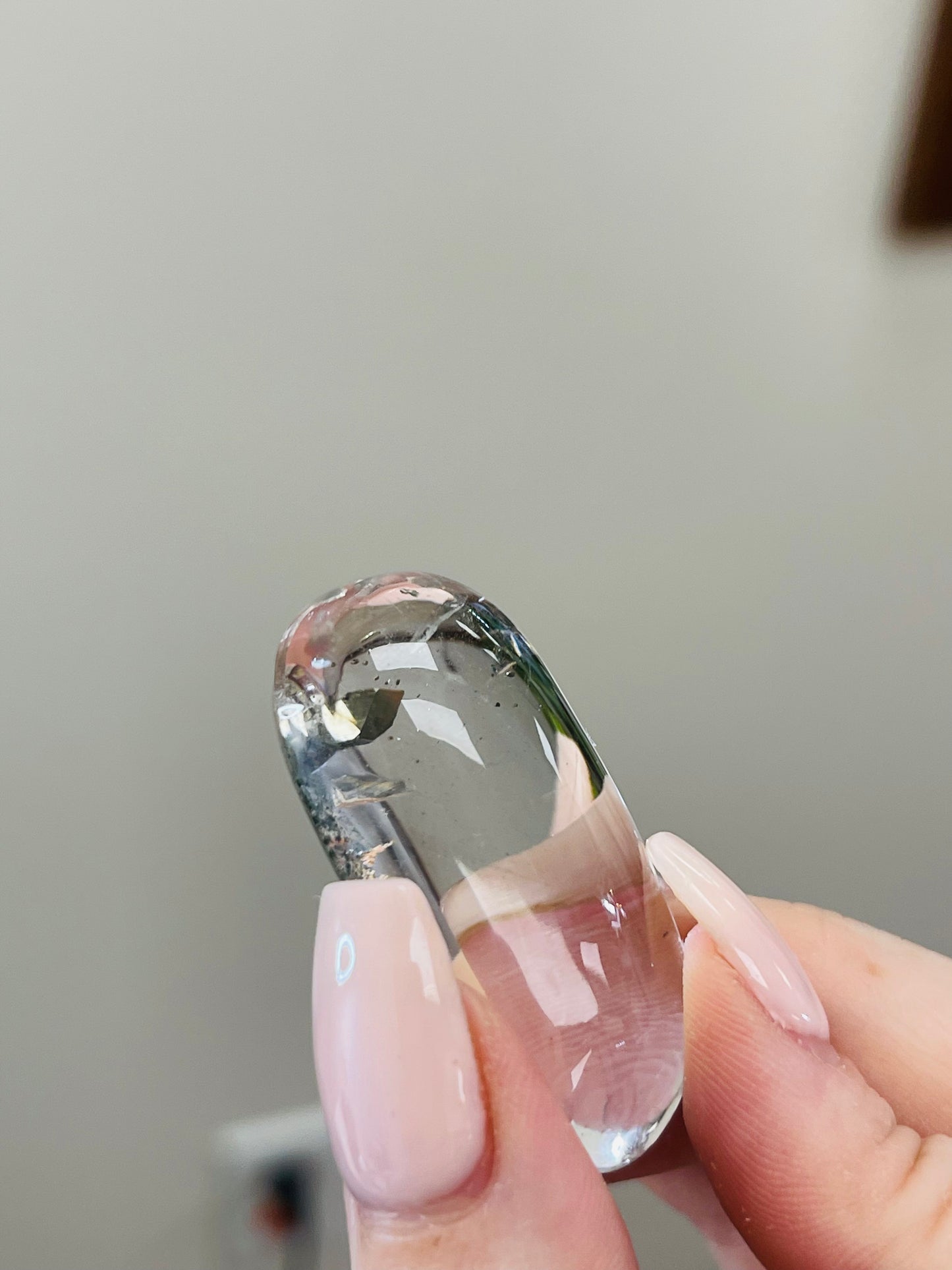 Clear Quartz with Pyrite and Chlorite inclusions! Rare!