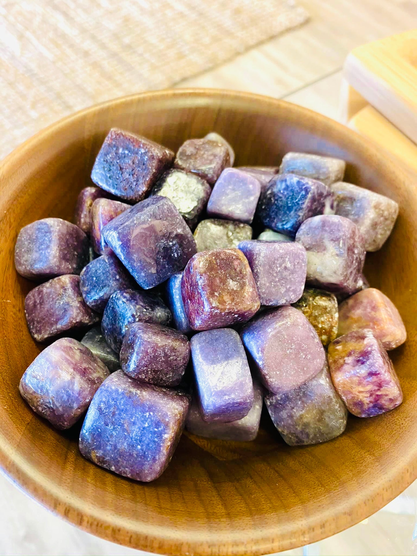 Lepidolite Cube