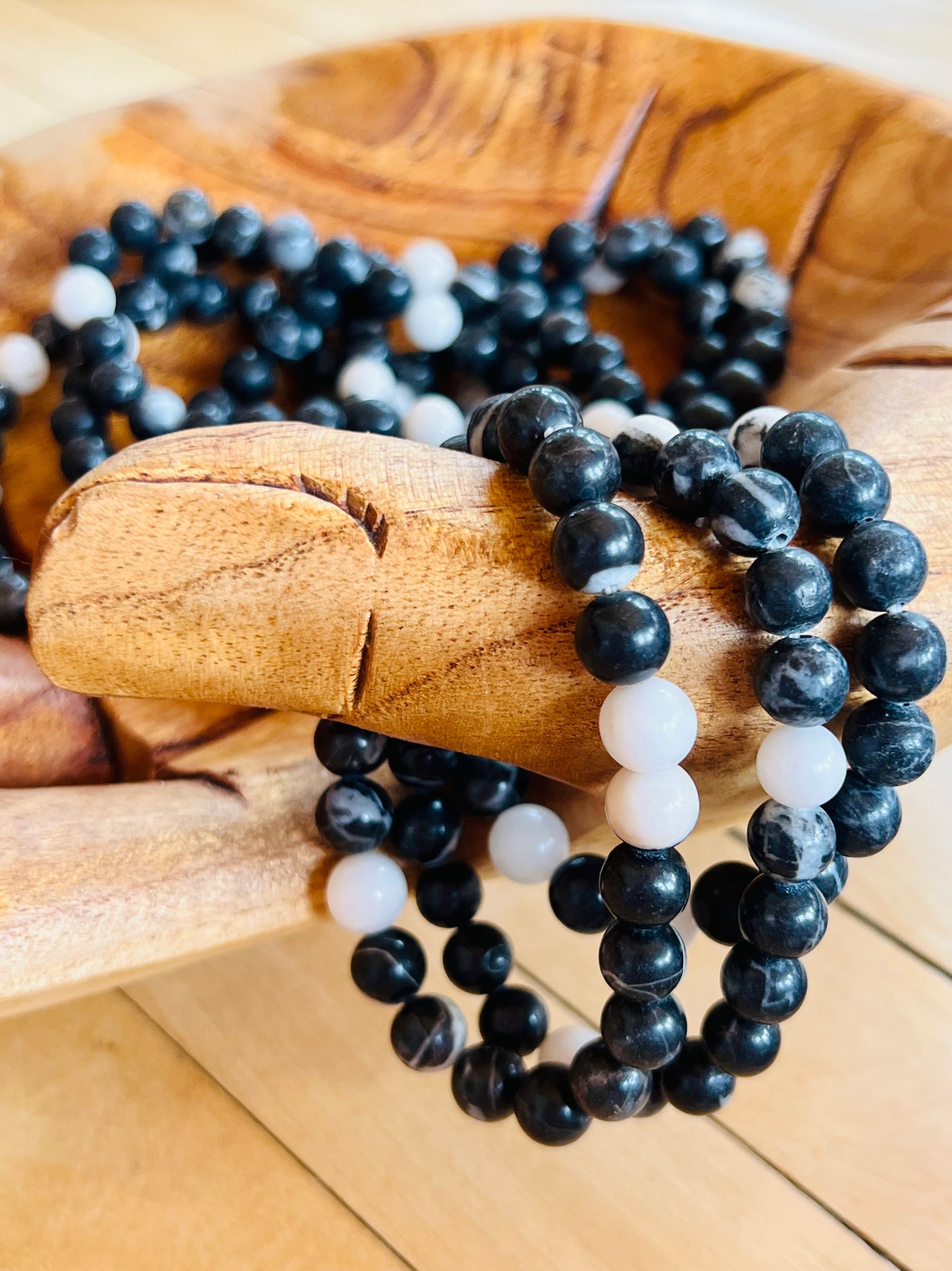 Zebra Jasper Crystals Bracelets