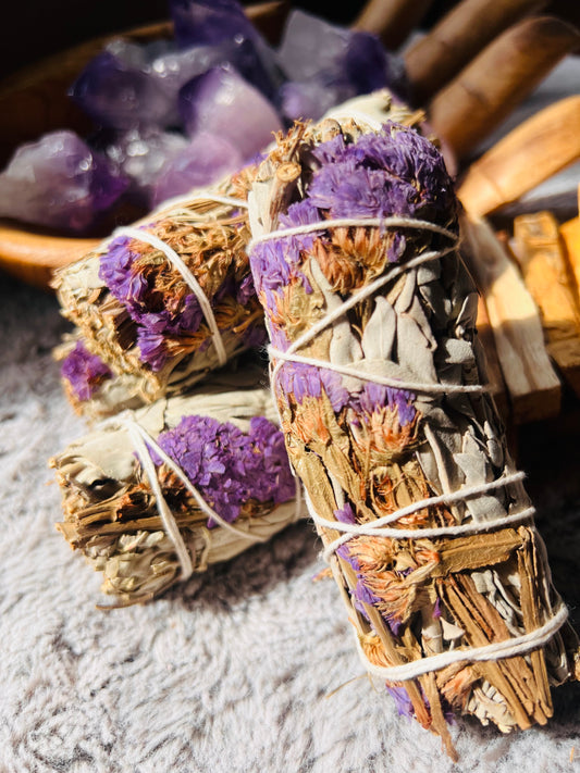 Purple Sinuata & White Sage Bundle
