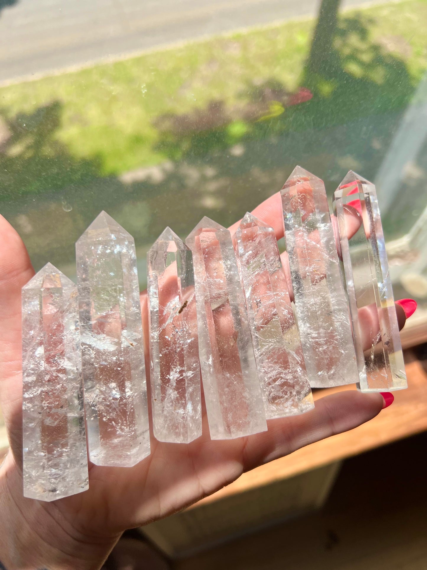 Clear Quartz Towers