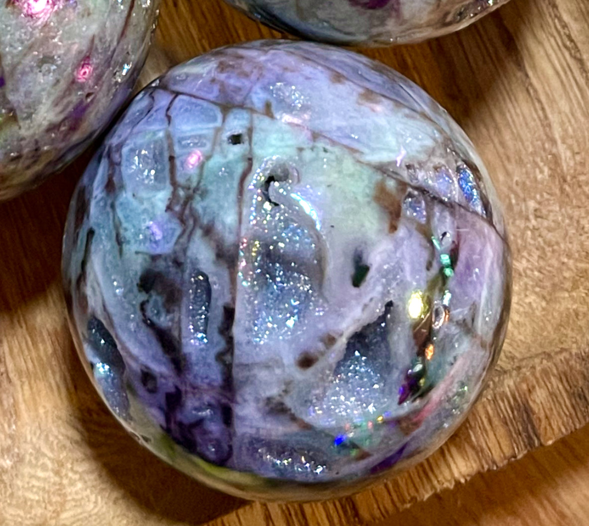 Aura Sphalerite Spheres