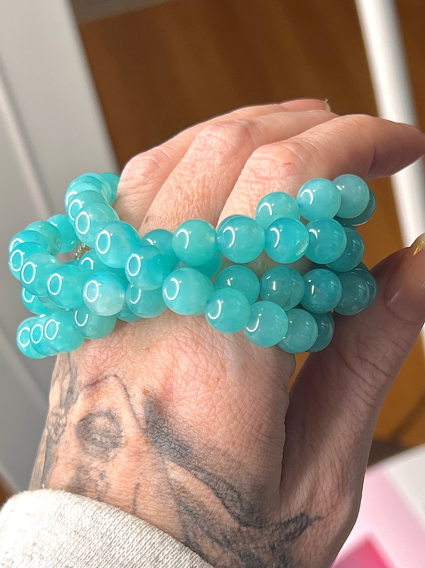 Amazonite Crystal Healing Bracelets