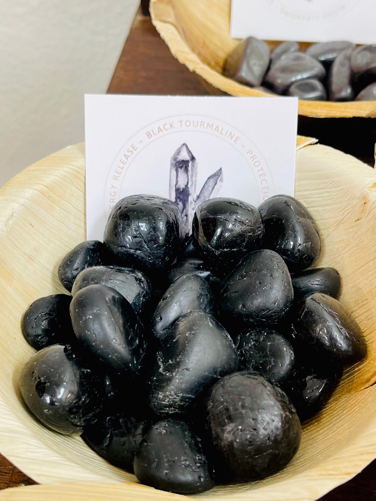 Black Tourmaline Tumbles