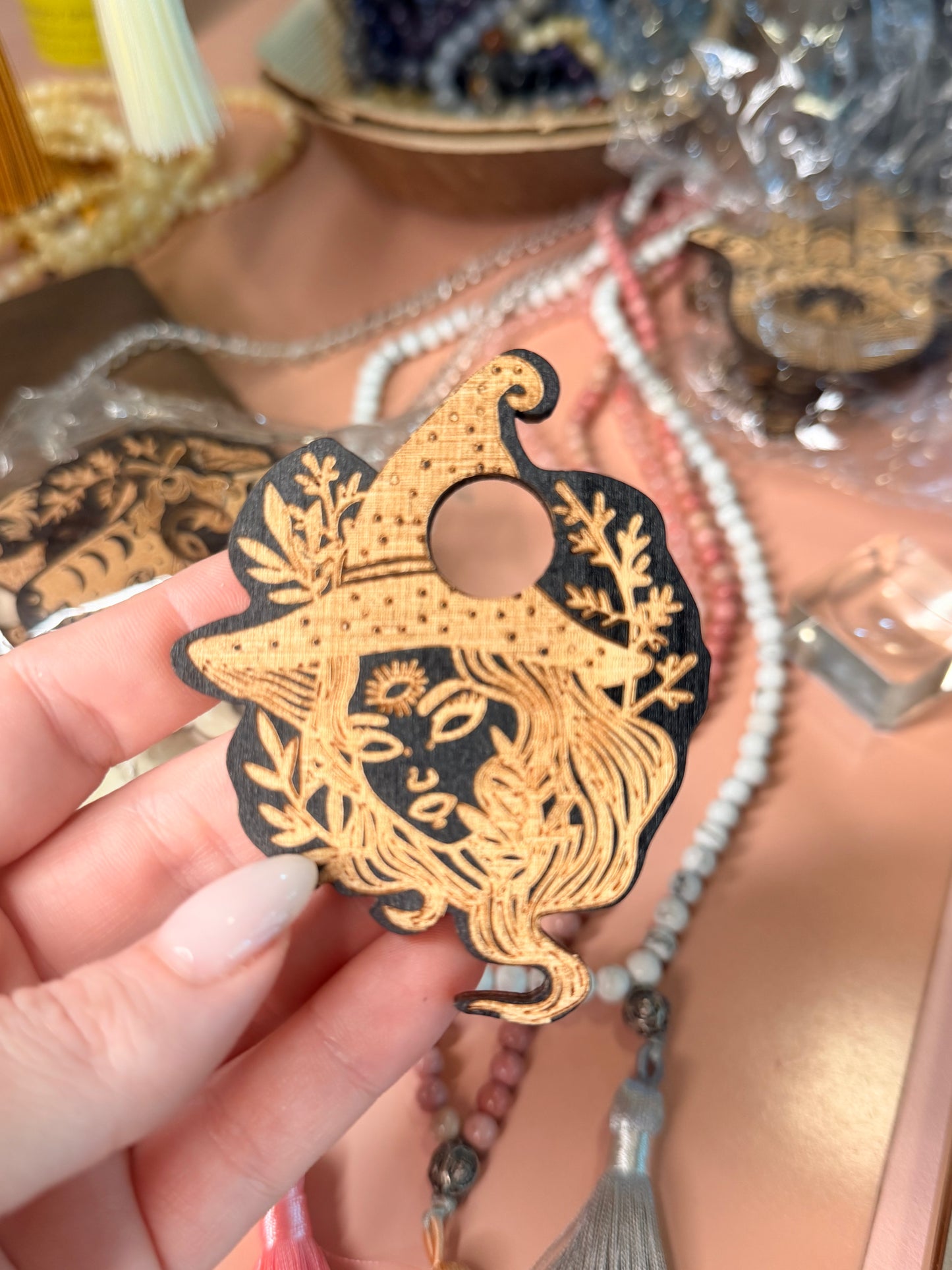 Wooden Carved Sphere Holders
