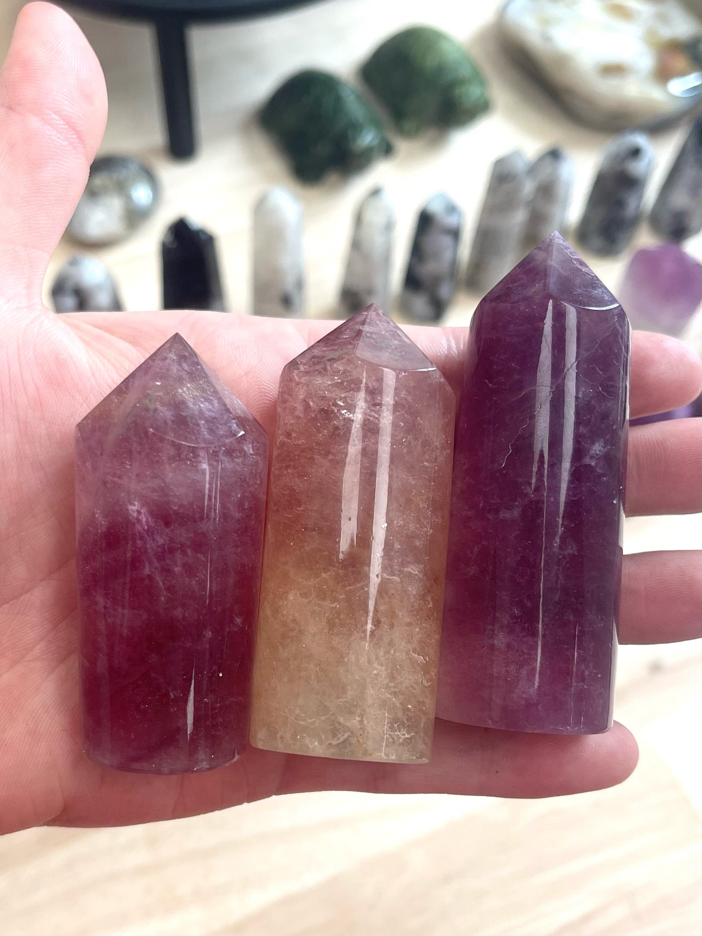 Rainbow Fluorite Towers