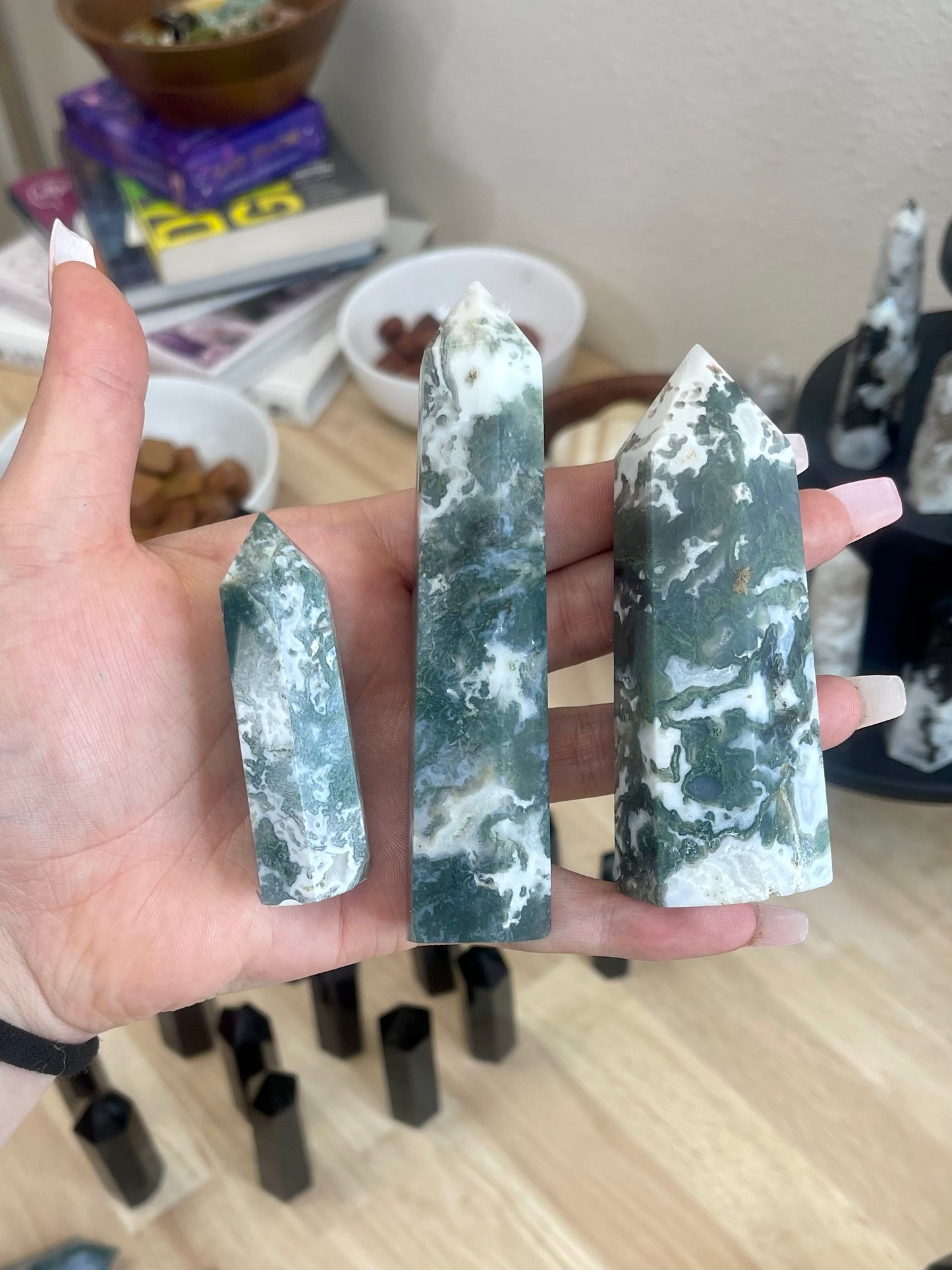 Moss Agate Towers