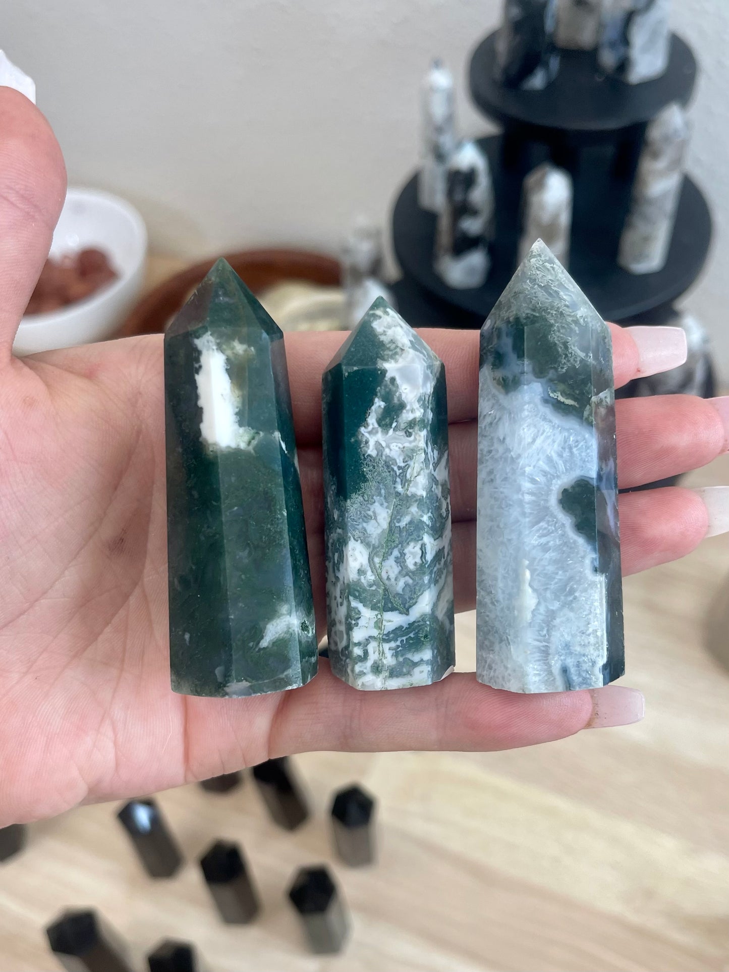 Moss Agate Towers