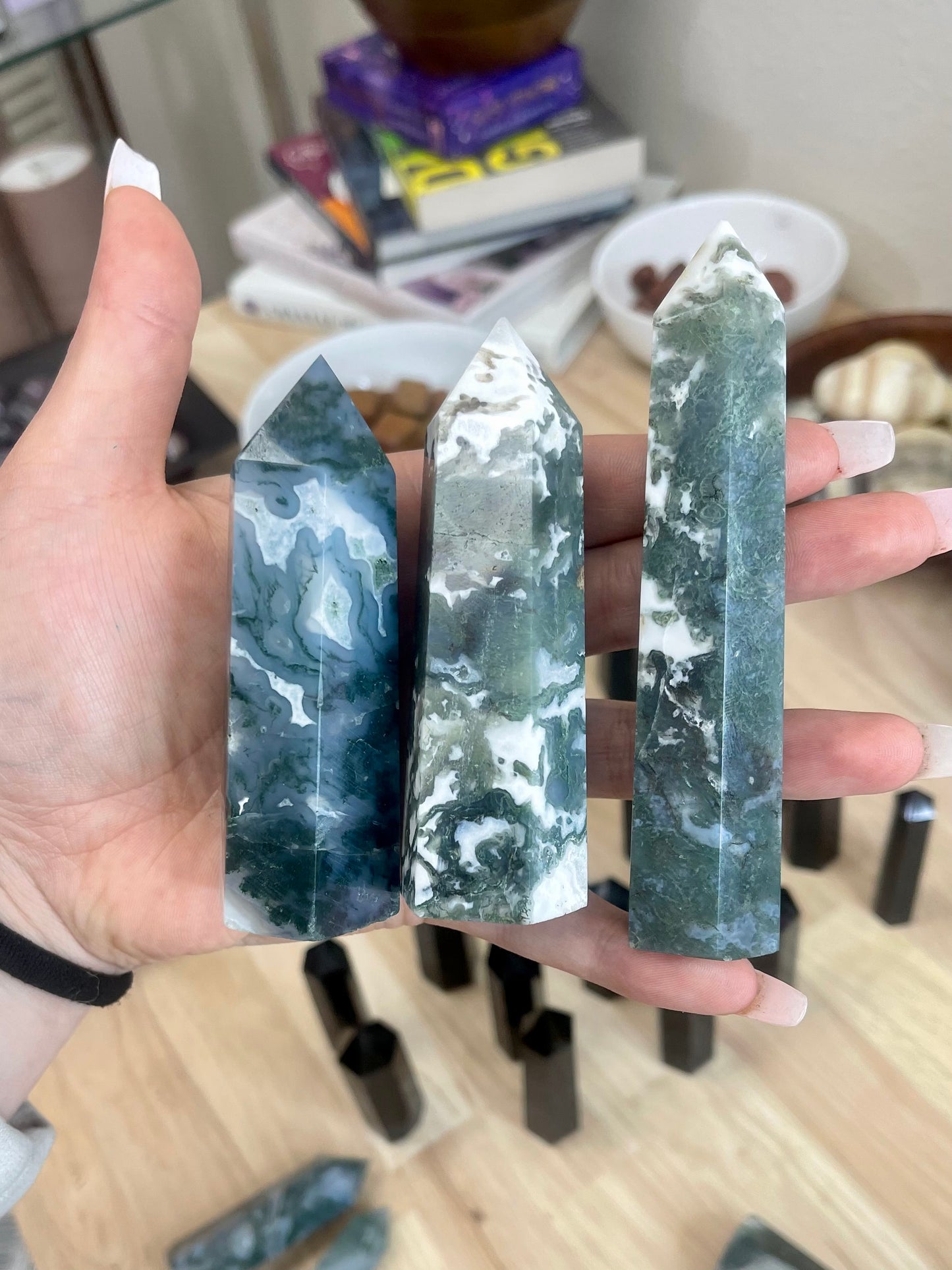 Moss Agate Towers