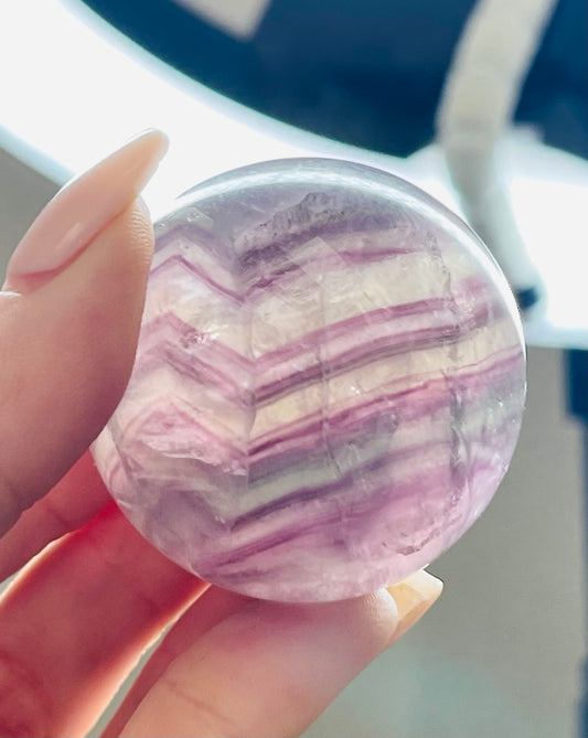 Perfect Rainbow Fluorite Sphere
